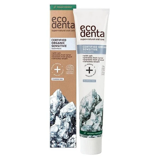 Pasta za osetljive zube i desni sa soli Ecodenta ORGANIC SENSITIVITY RELIEF 75ml Pasta za osetljive zube i desni sa soli Ecodenta ORGANIC SENSITIVITY RELIEF 75ml