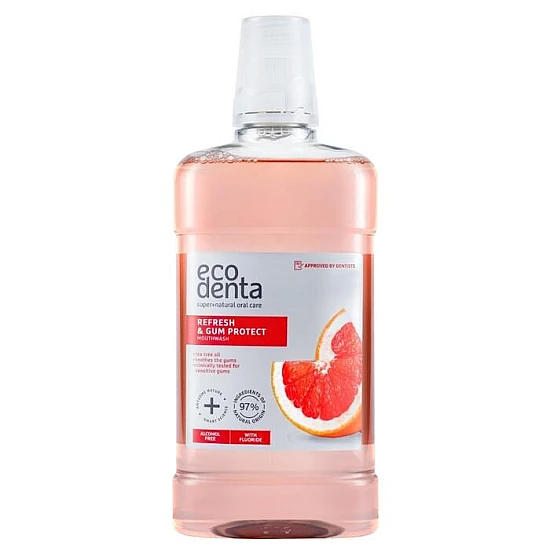 Tečnost za ispiranje usta sa uljem čajevca i propolisom Ecodenta 500 ml Tečnost za ispiranje usta sa uljem čajevca i propolisom Ecodenta 500 ml