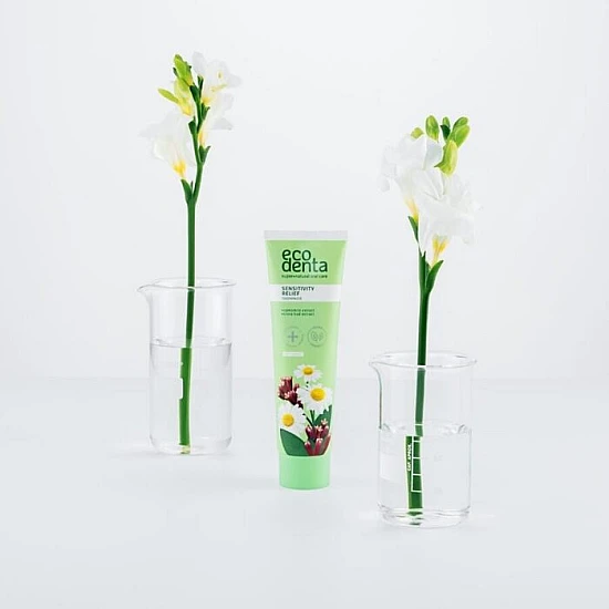 Pasta za osetljive zube i desni Ecodenta GREEN LINE SENSITIVITY RELIEF 100 ml | EcoDenta | Ecobeauty Pasta za osetljive zube i desni Ecodenta GREEN LINE SENSITIVITY RELIEF 100 ml | EcoDenta | Ecobeauty