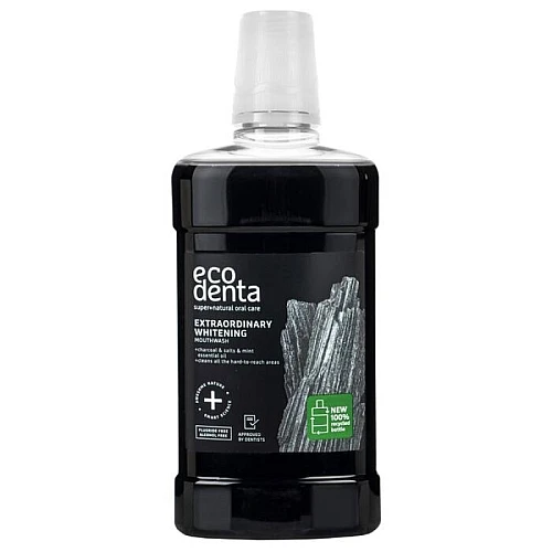 Tečnost za ispiranje usta sa aktivnim ugljem Ecodenta  500 ml