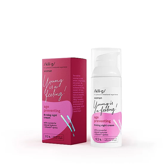 Noćna krema protiv bora za zrelu kožu lica 50 ml - KILIG Noćna krema protiv bora za zrelu kožu lica 50 ml - KILIG