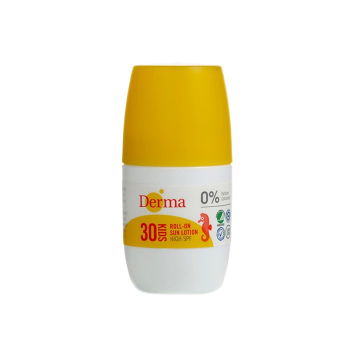 Roll-on losion za decu za sunčanje sa zaštitnim faktorom SPF 30 Derma Sun Kids 50ml | 4 ORGANIC | Ecobeauty
