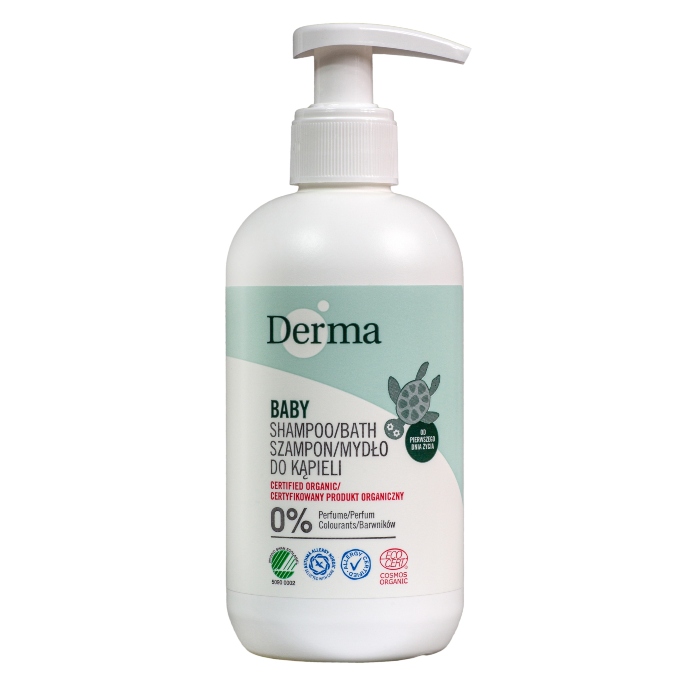 Šampon i kupka za bebe Derma Eco Baby 250ml | 4 ORGANIC | Ecobeauty