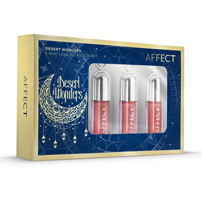 Poklon Set od Tri Mini Tečna Ruža Desert Wonders 5902414439672  | Affect Cosmetics | Ecobeauty 