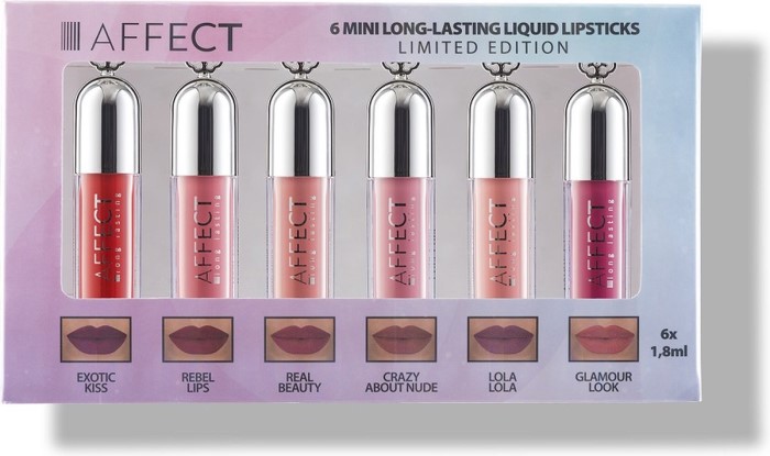 Set od 6 mini tečnih karmina AFFECT