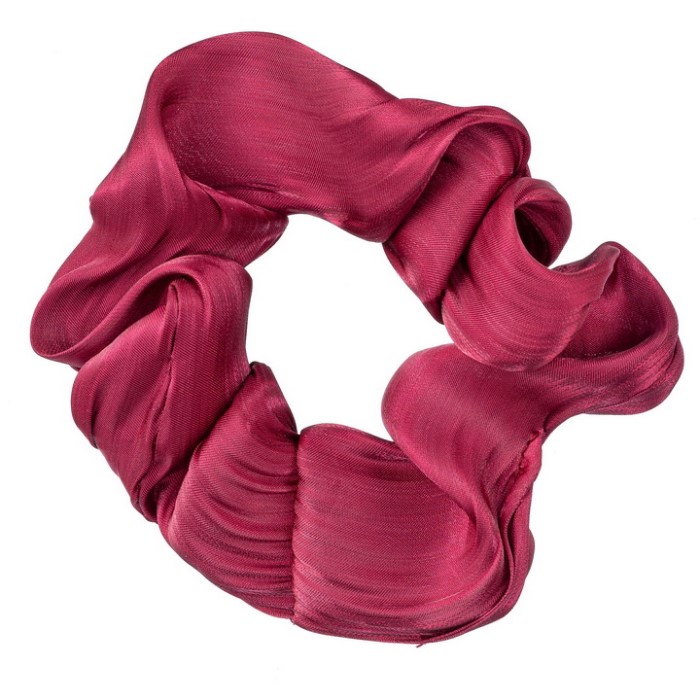 Satenska bordo gumica za kosu Avanti - 5902067757253 - Ecobeauty