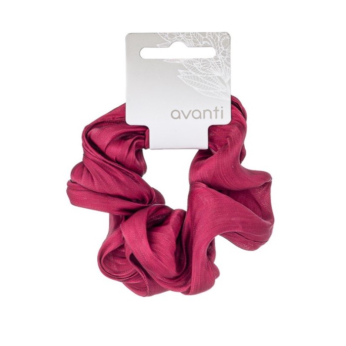 Satenska bordo gumica za kosu Avanti - 5902067757253 - Ecobeauty