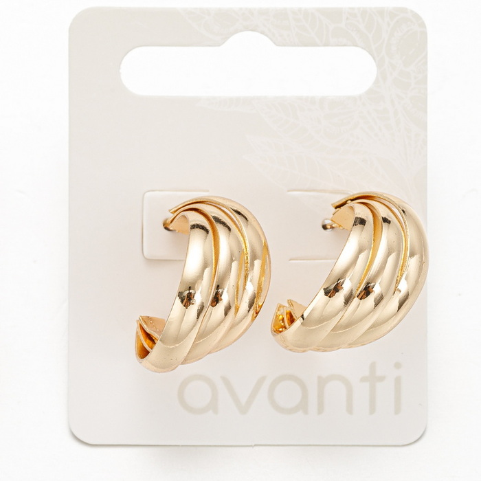 Elegantne minđuše u zlatnoj boji 5902067767054 Avanti Ecobeauty