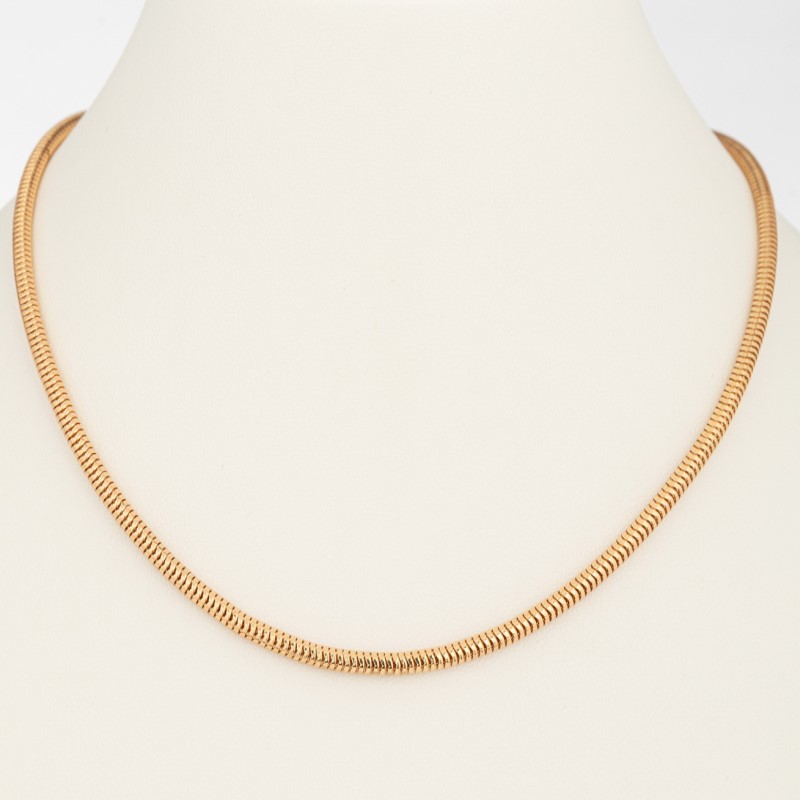 Minimalisticka ogrlica zlatne boje AVANTI