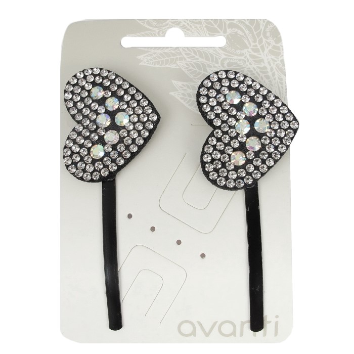 Ukosnice za kosu sa kristalnim srcima | Avanti | Ecobeauty - 5902067767078