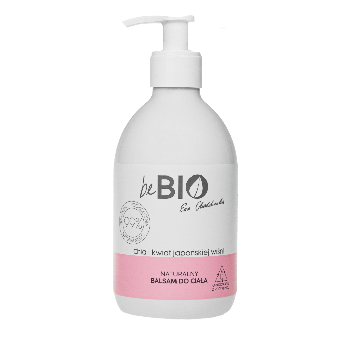 Balzam za telo sa čia semenkama i cvetom japanske trešnje beBio natural 400ml | BeBio Cosmetics | Ecobeauty
