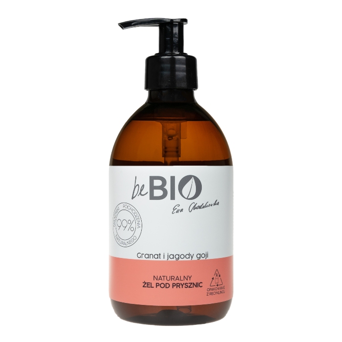 Gel za tuširanje sa narom i goji bobicama beBio natural 400ml 5906874025802 Ecobeauty