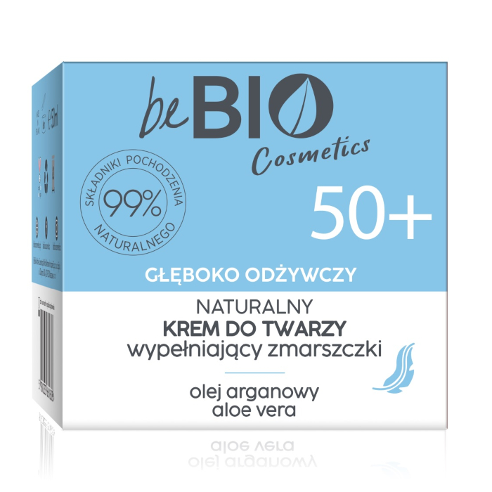 Hranljiva krema za lice 50+ beBio natural beBio natural 50ml | BeBio Cosmetics | Ecobeauty