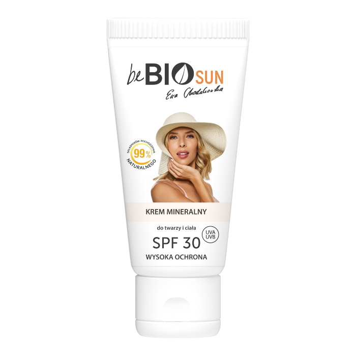 Krema za zaštitu od sunca za lice i telo sa mineralnim filterima SPF30 50ml | BeBio Cosmetics | Ecobeauty