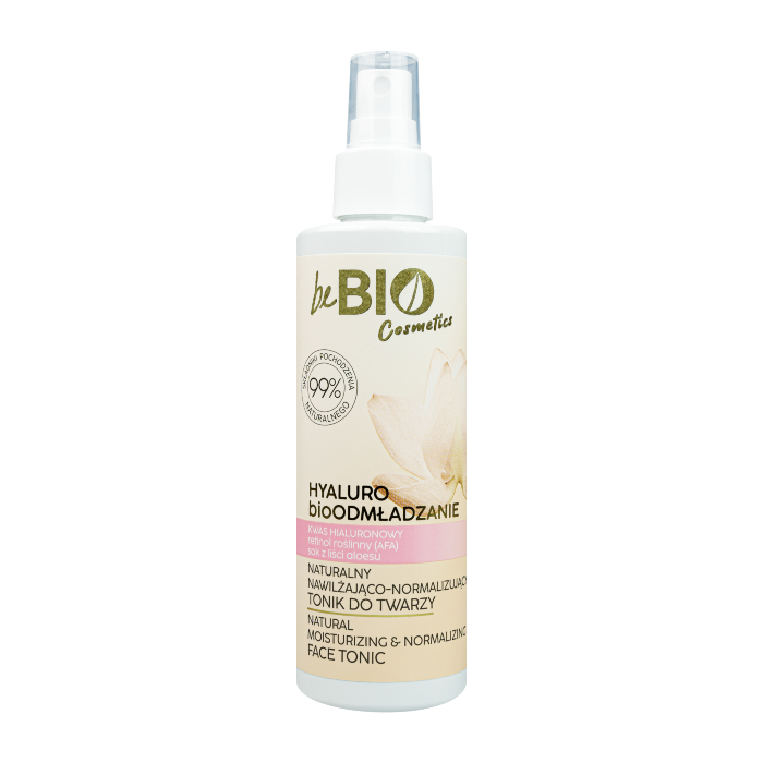 Tonik za lice sa hijaluronskom kiselinom beBio natural 200ml 5907731958974 Ecobeauty