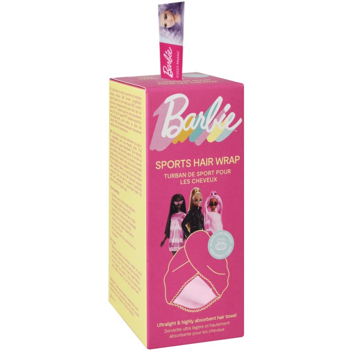 Barbie sportski peškir za kosu Roze 5907440744998  GLOV  Ecobeauty
