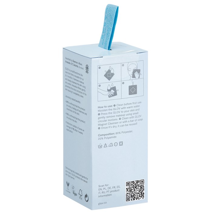  Deep pore peškirić za čišćenje Bouncy Blue 5902768711370  ⏐ GLOV ⏐ Ecobeauty