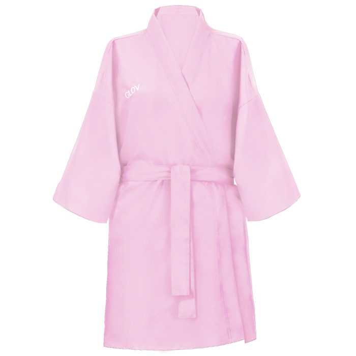  Satenski roze bade mantil 5907440744752  GLOV  Ecobeauty