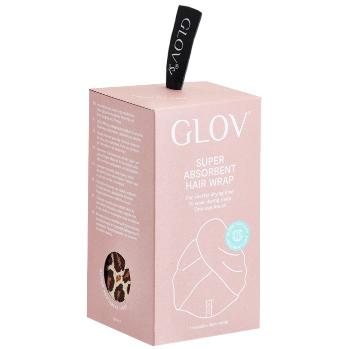 GLOV Ultra-upijajući peškir za kosu Cheetah 5907440741478 ⏐ GLOV ⏐ Ecobeauty