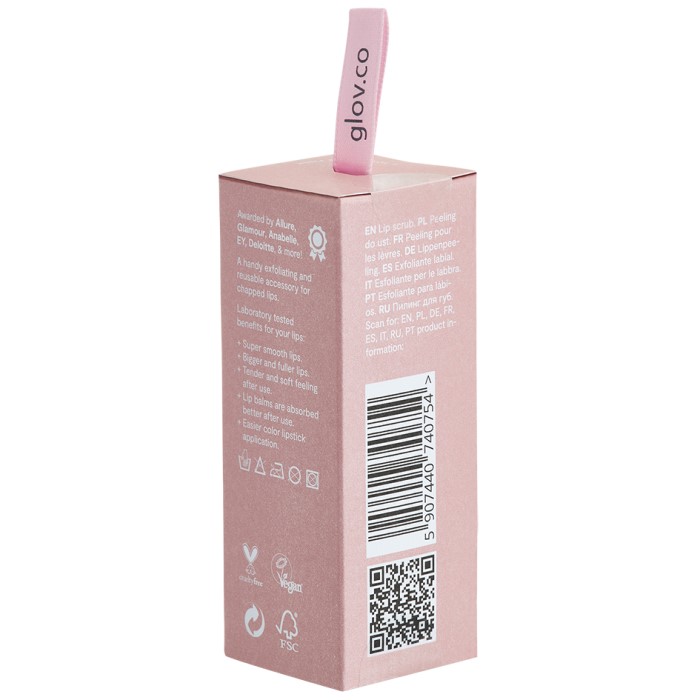  Rukavica za piling usana Pink 5907440740754 ⏐ GLOV ⏐ Ecobeauty