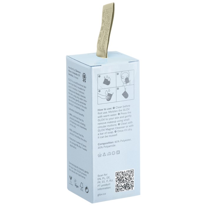 Original Pamučna rukavica za skidanje šminke Ivory 5902768711004 ⏐ GLOV ⏐ Ecobeauty