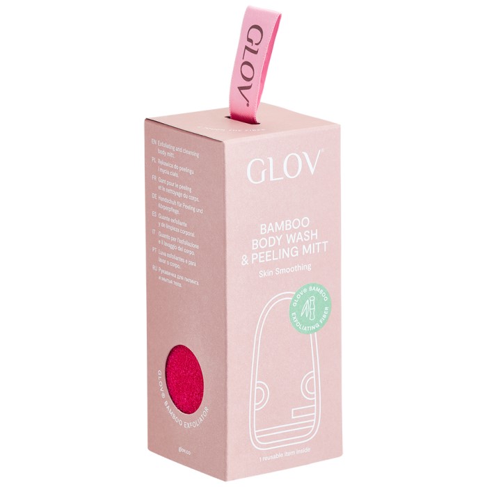  Rukavica za kupanje i efekat pilinga za telo od bambusa Pink 5902768711769 ⏐ GLOV ⏐ Ecobeauty
