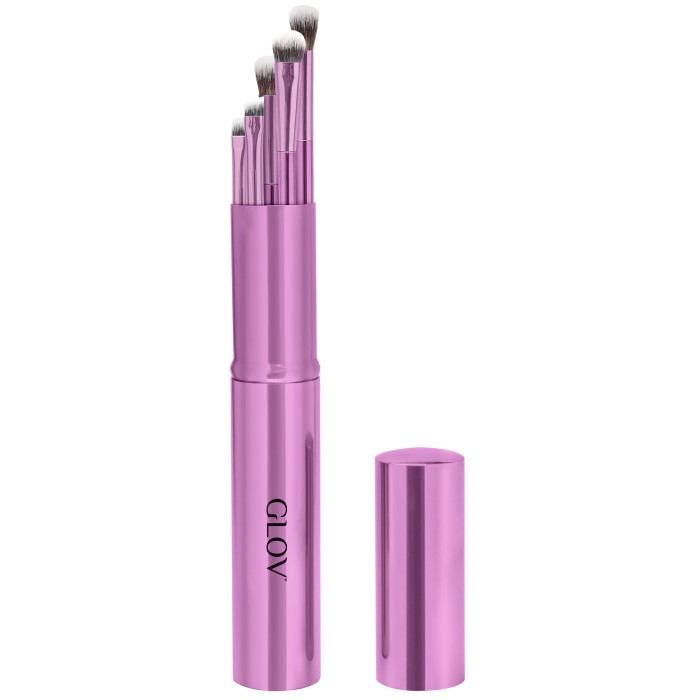 Set četkica za šminkanje očiju Purple 5907440740730 ⏐ GLOV ⏐ Ecobeauty