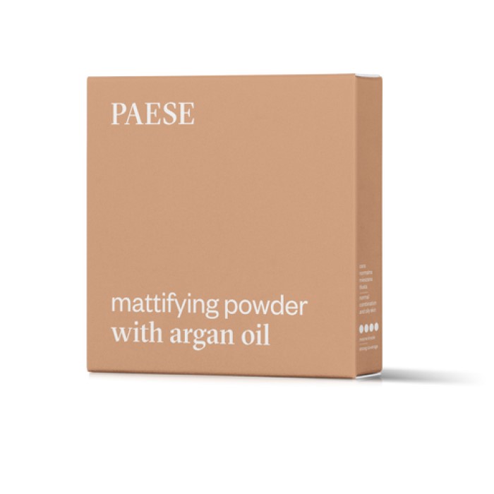 Mat puder za lice sa arganovim uljem 8g 5907546500283 ⏐ PAESE ⏐ Ecobeauty