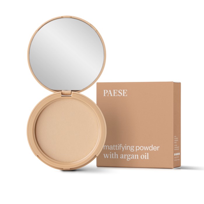 Mat puder za lice sa arganovim uljem 8g 5907546500283 ⏐ PAESE ⏐ Ecobeauty