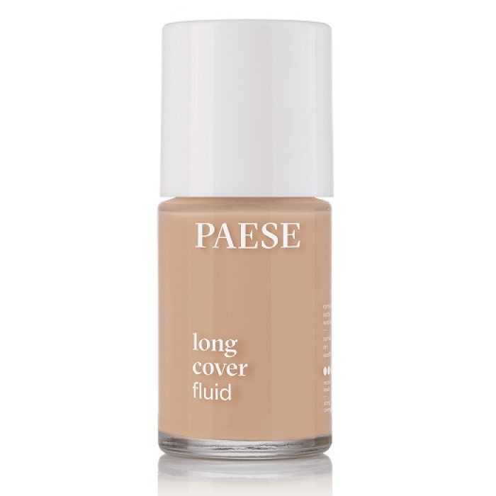 Tečni puder za lice Long Cover Fluid Nude 30 ml 5902627618253 ⏐ PAESE ⏐ Ecobeauty