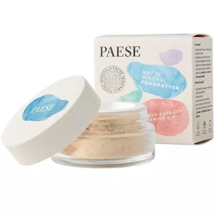 Mineralni puder u prahu za lice - sa mat efektom | Ecobeauty Online