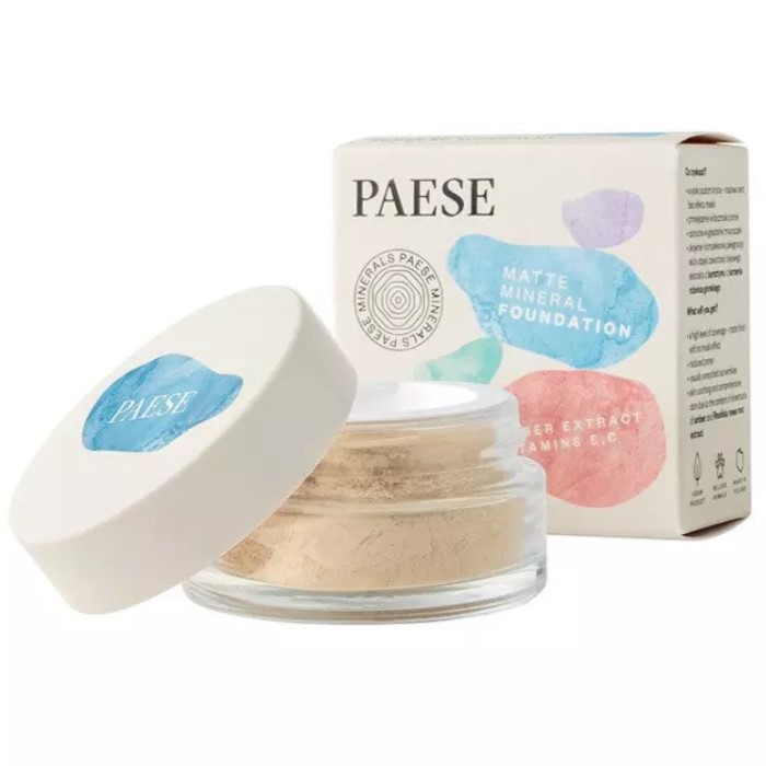 Mineralni puder u prahu za lice - sa mat efektom | Ecobeauty Online