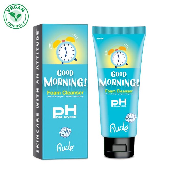 Pena za čišćenje lica - Good Morning | RUDE COSMETICS | Ecobeauty