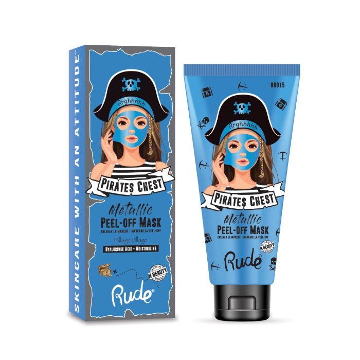 Maska za hidrataciju lica Pirates Chest Peel Off Mask - Moisturizing | RUDE COSMETICS | Ecobeauty