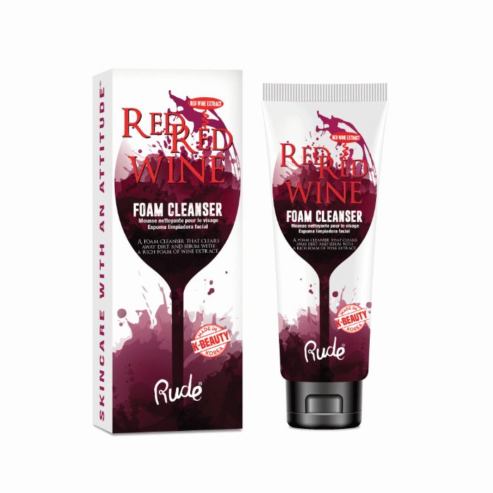 Set za negu lica na bazi ekstarta crvenog vina - Red Wine Therapy Set | RUDE COSMETICS | Ecobeauty
