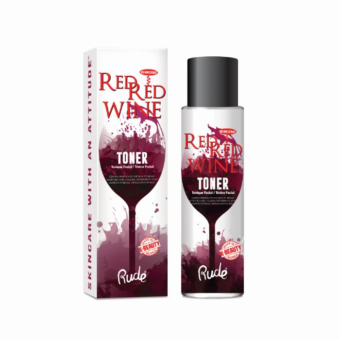 Set za negu lica na bazi ekstarta crvenog vina - Red Wine Therapy Set | RUDE COSMETICS | Ecobeauty