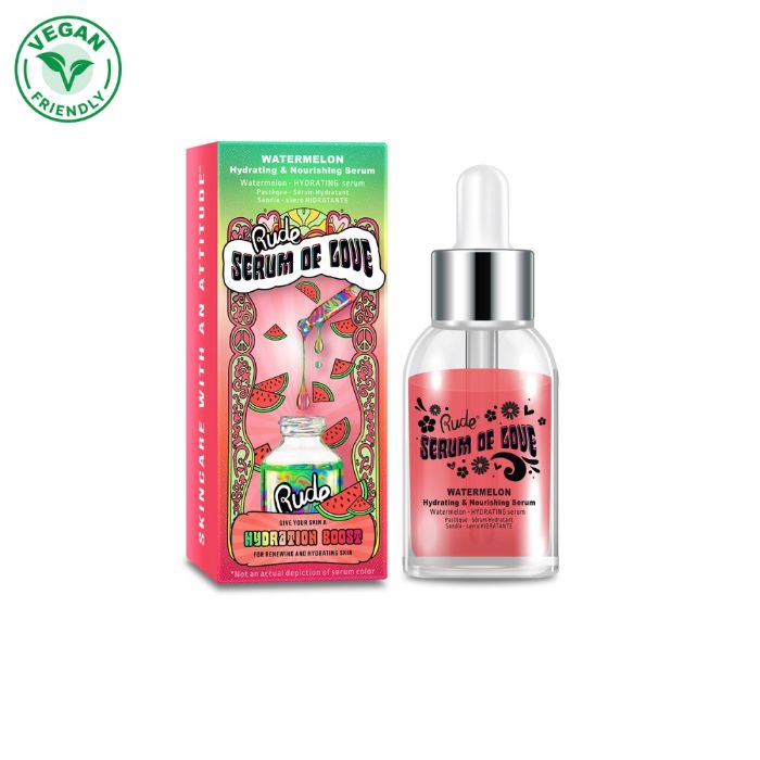 Hranljivi serum SERUM OF LOVE  Watermelon | RUDE COSMETICS | Ecobeauty