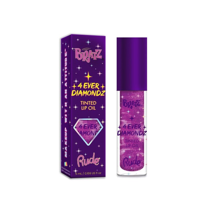 Ulje za usne Bratz 4 Ever Diamondz- Bedazzled - 810079386536 - Rude Cosmetics Ecobeauty