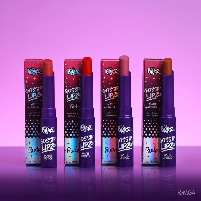 Matte ruž Bratz Gossip Lipz - Bonita - 810079386635 - Rude Cosmetics Ecobeauty