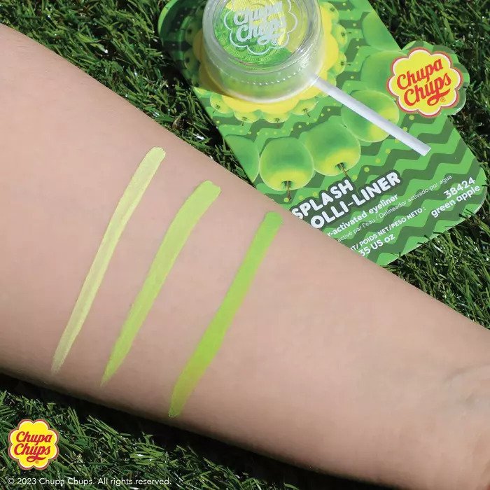 Ajlajner U Boji Chupa Chups Splash Lolli-Liner Green Apple 10g | RUDE COSMETICS | Ecobeauty online