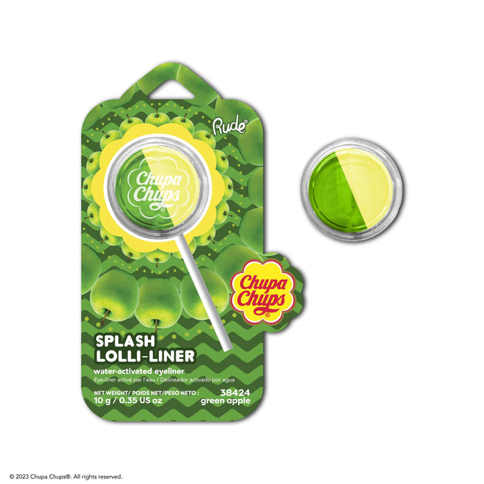 Ajlajner U Boji Chupa Chups Splash Lolli-Liner Green Apple 10g | RUDE COSMETICS | Ecobeauty online