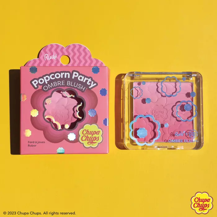 Bronzer Za lice Popcorn Party Ombre Blush Berry Blast 10g  | RUDE COSMETICS | Ecobeauty online