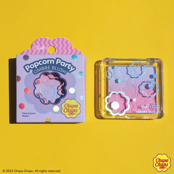 Bronzer Za Lice Popcorn Party Ombre Blush Champagne Grape | RUDE COSMETICS| Ecobeauty online