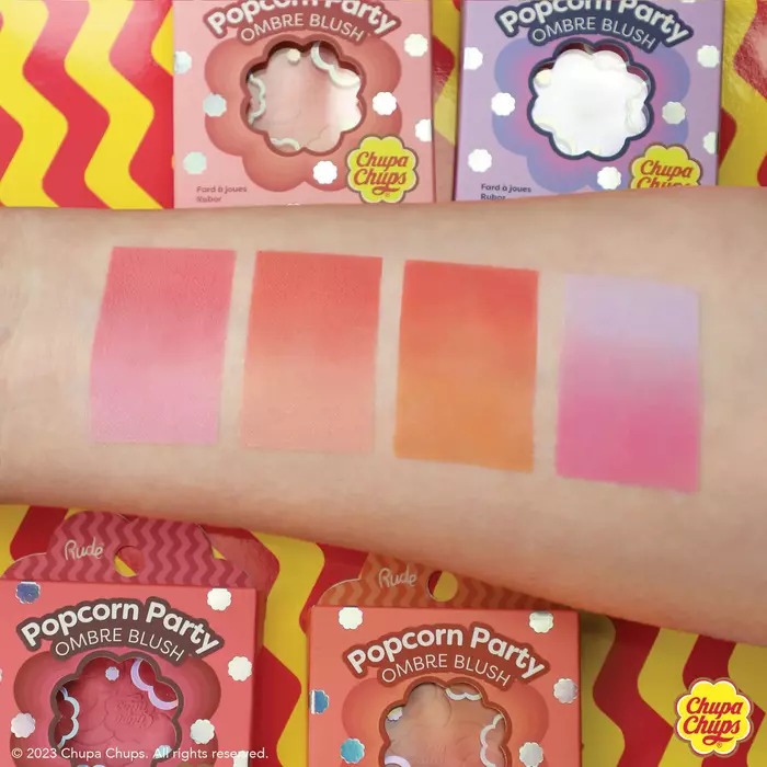 Bronzer Za Lice Popcorn Party Ombre Blush Peach Pie 10g | RUDE COSMETICS | Ecobeauty online