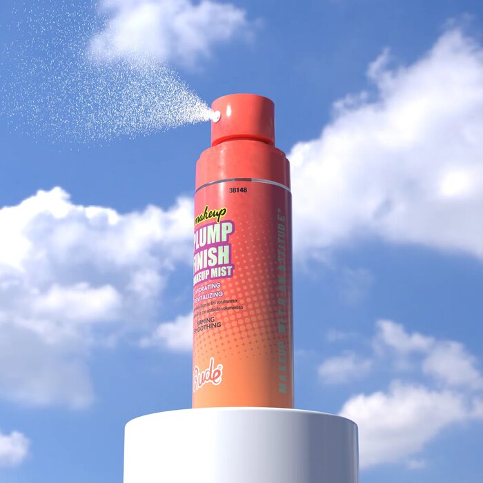 Fiksator i prajmer šminke u spreju Plump Finish Makeup Mist  | Rude Cosmetics | Ecobeauty