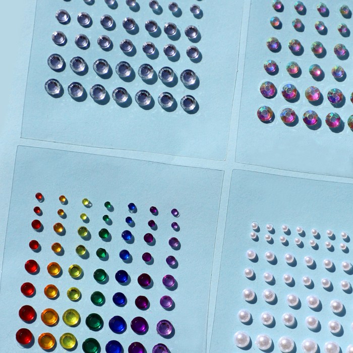 Samolepljivi kristali za lice i telo Angel Quartz 810079382781 Ecobeauty