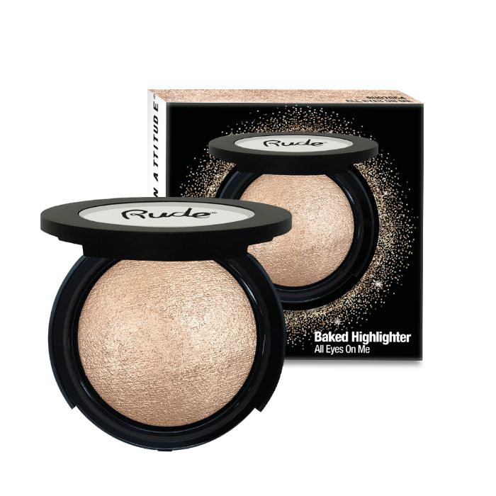 Hajlajter za lice i telo BAKED HIGHLIGHTER | RUDE COSMETICS | Ecobeauty