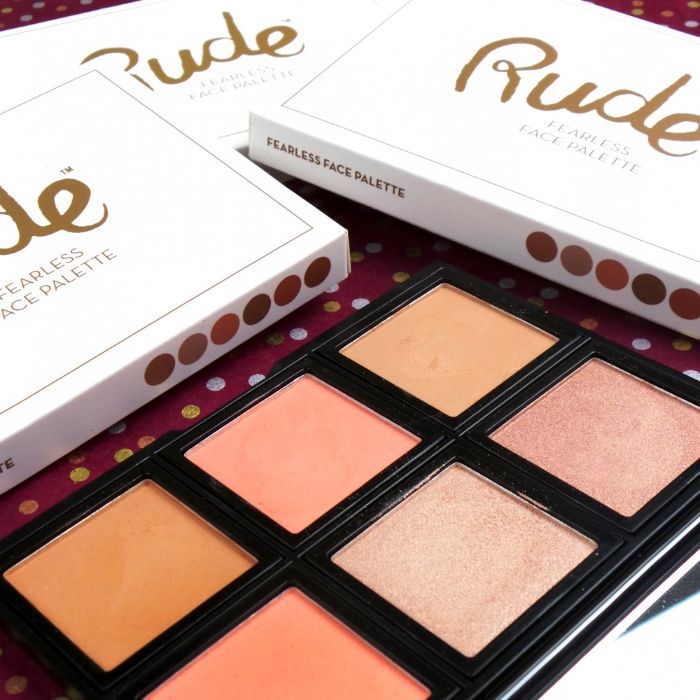 Paleta za lice FEARLESS | RUDE COSMETICS | Ecobeauty