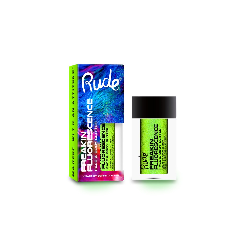 Gliter za lice i telo FREAKIN FLOURESCENCE | RUDE COSMETICS | Ecobeauty