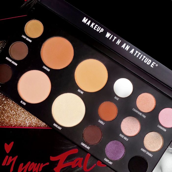 Paleta za šminkanje 3 u 1 - In Your Face | RUDE COSMETICS | Ecobeauty